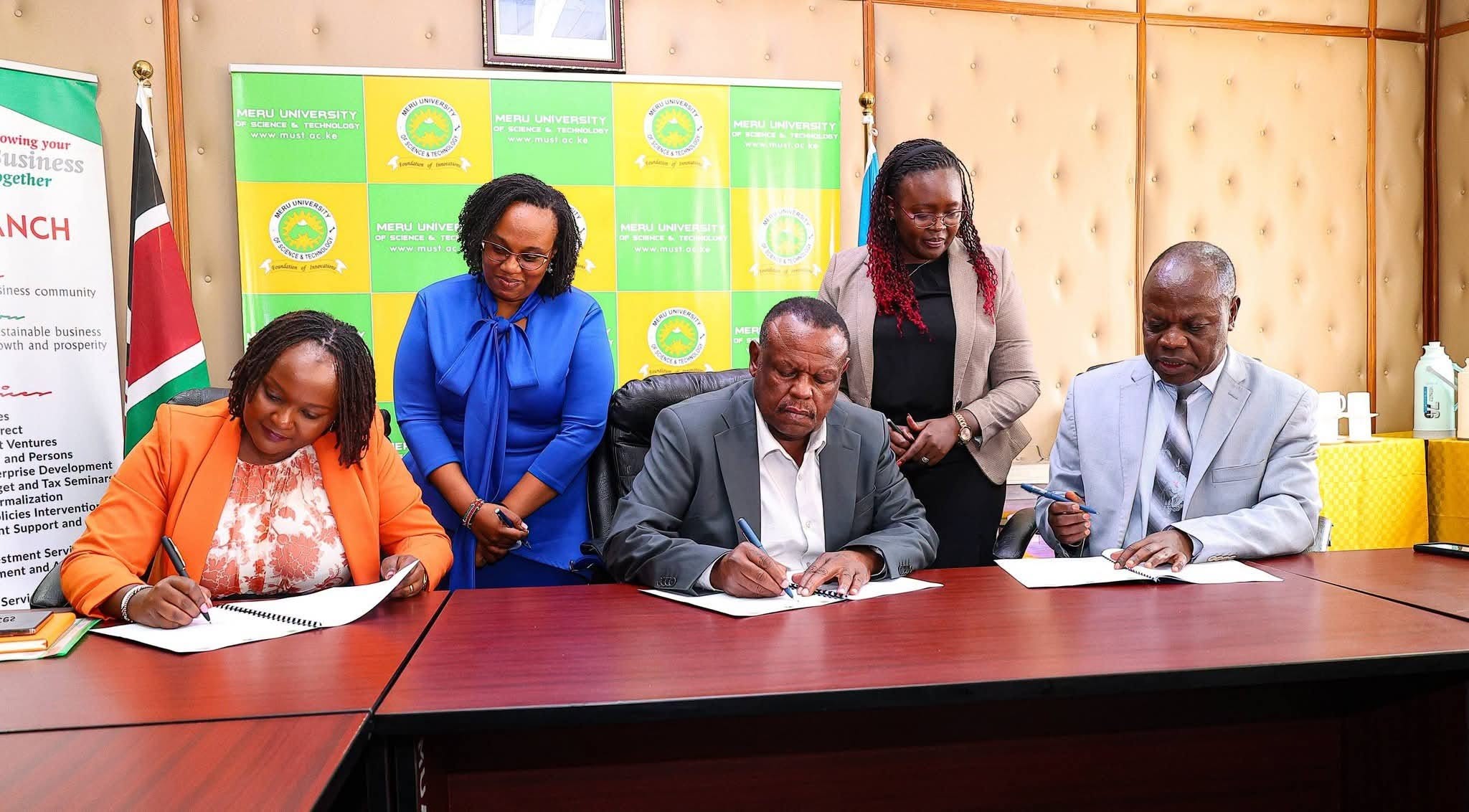 Tripartite MOU signing for the Meru International Investors Conference